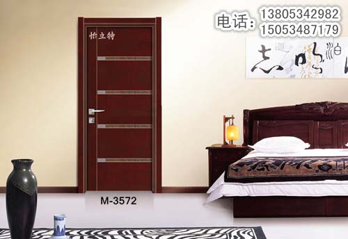 门业图片-怡立特实木复合门怡立特精品木门 室内门 家用门按图加工图片